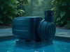 "EcoWave 4000 Pool Pump: sleek design, energy-efficient, quiet operation, durable materials, serene aquatic oasis.", vector, best quality, masterpiece