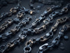 "PowerLink Industrial Chains: Premium-grade, heavy-duty chains showcasing unparalleled strength, versatility, and superior engineering.", vector, best quality, masterpiece