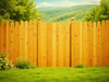 "Picket Harmony: balanced fence pickets, stylish and strong, durable elegance, secure and beautiful yard.", vector, best quality, masterpiece