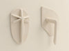 Crisp Cross Handle Set - Modern Elegance