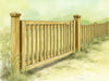 FlexiFit Rail Designs: adaptative, durable fencing rails blend strength and flexibility for versatile outdoor spaces. , vector, best quality, masterpiece