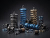 "Showcase FlexiForce Torsion Coils: durable, resilient, flexible coils engineered for heavy-duty, high-tension performance.", vector, best quality, masterpiece