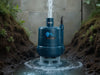 "AquaFlow DrainMaster Pump in action: compact, reliable, efficient drainage, whisper-quiet, durable, home integration.", vector, best quality, masterpiece