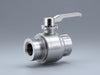 Create an image of a "ProFlow Stainless Steel Ball Valve" demonstrating its durability, precision, and sleek design., vector, best quality, masterpiece