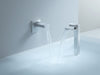 "Sleek AquaFlow Diverter Spout in modern bathroom, effortlessly switching water flow, enhancing bathing experience.", vector, best quality, masterpiece