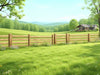 "Create a picturesque scene showcasing DurableWay Rail Essentials: elegant, sturdy rails for stylish fencing solutions.", vector, best quality, masterpiece