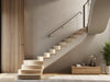 Horizon Glide: The Contemporary Floating Staircase