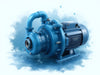 "HydroPump Titan Sewage Pump, powerful motor, heavy-duty design, clog-resistant, energy-efficient, reliable wastewater solution.", vector, best quality, masterpiece