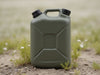 "JetFuel Safe Can, durable spill-proof gas container, reinforced handle, secure closure, outdoor adventures, safety-focused.", vector, best quality, masterpiece