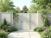 Create a tranquil garden oasis with elegant Tranquil Guard Privacy Panels, ensuring stylish, long-lasting seclusion., vector, best quality, masterpiece