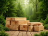 "Evergreen Softwood Select: premium lumber, vibrant forest backdrop, professional builders, durable structures, DIY projects, strength", vector, best quality, masterpiece