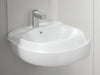 Create a serene, modern bathroom scene featuring the sleek Cascade Undermount Bathroom Sink, minimalist elegance., vector, best quality, masterpiece