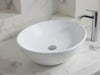 Create a sleek, contemporary bathroom scene featuring the ModernWave Vessel Sink with glossy finish and curves., vector, best quality, masterpiece