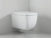 Ultra-Sleek Wall-Mounted Toilet