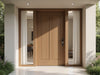 "Ultimate Serenity: Elegant home doors with premium materials, superior insulation, security, and seamless functionality.", vector, best quality, masterpiece