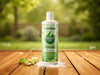 "FreshWave Deck & Fence Cleaner revitalizes wood surfaces, eco-friendly, removes stains, vibrant outdoor spaces.", vector, best quality, masterpiece