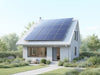 "RadiantHome Grid-Tied Solar Kit: sleek design, efficient panels, smart inverter, eco-friendly home transformation.", vector, best quality, masterpiece