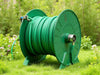 Create an image of the 'Hose Haven Reel Master': durable, sleek hose reel for organized garden storage., vector, best quality, masterpiece