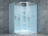 "Aqua Oasis Shower Kit: sleek design, spacious enclosure, luxurious rainfall, durable materials, spa-like experience.", vector, best quality, masterpiece