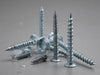 Create a realistic image of TileTite Roofing Screws, showcasing their durability, corrosion resistance, and self-drilling tip., vector, best quality, masterpiece