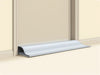 "Illustrate WindBlocker Door Sweep: snug fit, weather-resistant, blocks drafts, energy-efficient, under door sealing.", vector, best quality, masterpiece