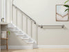 "Create a sleek image showcasing HarmonyGuard Handrails: stylish, durable, customizable, enhancing home or commercial space.", vector, best quality, masterpiece