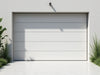 "EasyLift Sectional Garage Doors: durable, stylish, seamless design, superior insulation, modern aesthetic, smooth operation.", vector, best quality, masterpiece