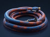 Create an image showcasing 'TurboFlex Pneumatic Air Hose': durable, flexible, kink-resistant, lightweight, ideal for professionals., vector, best quality, masterpiece