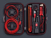 "VoltGuard Test Lead Kit: High-quality, durable test leads for accurate electrical diagnostics; multimeter compatibility.", vector, best quality, masterpiece