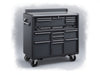 "RuggedRoller Tool Chest: weather-resistant, durable design, smooth wheels, secure locking, organized storage, professional toolbox.", vector, best quality, masterpiece