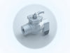 "SureSeal Gate Valve: sleek, durable, precision-engineered for optimal plumbing control, residential and commercial use.", vector, best quality, masterpiece