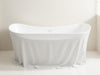 "Elegant BathWrap: Luxurious bathtub skirt, water-resistant, stylish, sophisticated design, hides plumbing, enhances decor.", vector, best quality, masterpiece