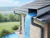 "AquaFlow Enhanced Gutter System: sleek, durable gutters directing rainwater efficiently, preventing leaks, modern home design.", vector, best quality, masterpiece