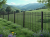 "Generate an image of TitanGrip Rail Framework: robust, sleek fencing; maximum strength, durability, and weather resistance.", vector, best quality, masterpiece