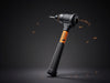 "ShockAbsorb Hammer Handle: advanced ergonomic design, vibrant, minimizing vibration, textured grip, durable, professional use.", vector, best quality, masterpiece