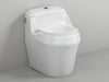 "EcoFlush Gravity-Fed Toilet Tank, sleek design, efficient water usage, durable, eco-friendly, modern bathroom upgrade.", vector, best quality, masterpiece