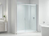 SleekGuard Hinged Shower Door