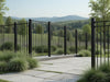 "SureHold Rail Solutions: Durable, sleek fencing, modern aesthetic, engineered strength, stability, residential, commercial, premium.", vector, best quality, masterpiece