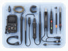 "ElectroSense Probe Set: sleek, professional toolkit; precision probes, durable materials, safety-focused design; electrical testing", vector, best quality, masterpiece