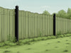 "DurableGuard Line Posts: sturdy, sleek fence supports; high-quality materials, easy installation, secure, stylish, reliable.", vector, best quality, masterpiece