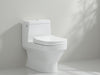 "SleekWave Efficiency Two-Piece Toilet, modern design, eco-friendly, streamlined, powerful flush, comfort, elegant, durable, stylish.", vector, best quality, masterpiece