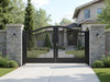 "SentrySafe Driveway Gate, sleek modern design, durable materials, advanced locking, stylish secure entrance, home.", vector, best quality, masterpiece