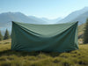 "SkyGuard Reinforced Tarp: Durable, weather-resistant, reinforced edges, outdoor adventures, ultimate protection, versatile cover.", vector, best quality, masterpiece