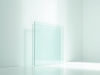 Create a serene image showcasing Translucent Harmony Float Glass: clarity, strength, natural light, energy-efficient design., vector, best quality, masterpiece