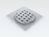 "Visualize the FlowFlex Drain Shield: sleek, corrosion-resistant drain cover, preventing clogs, blending into environments.", vector, best quality, masterpiece