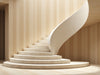 "Graceful Ascents: elegant curved staircase, luxurious design, modern sophistication, blends beauty and functionality seamlessly.", vector, best quality, masterpiece