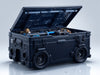 Create an image of "Ultimate ProTool Truck Toolbox": rugged, weather-resistant, steel, secure, spacious, sleek, professional., vector, best quality, masterpiece