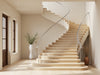 Stairway to Style: Chic Straight Staircase