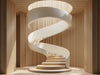 Cascading Curves Spiral Staircase