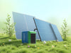 "Create an image of Nature's Energy Off-Grid Solar Power Bundle 350W, showcasing eco-friendly solar panels.", vector, best quality, masterpiece